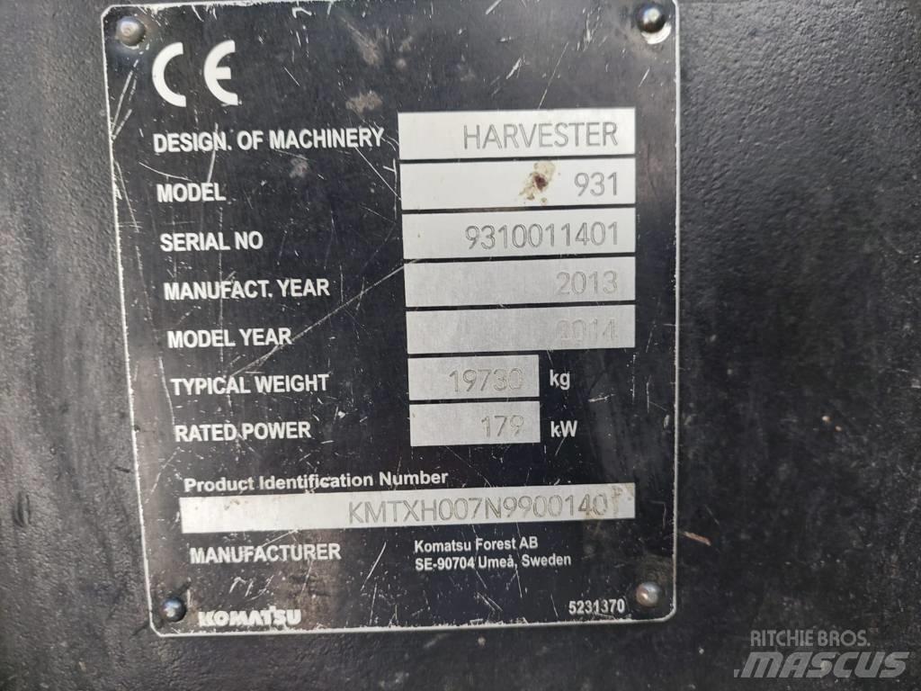 Komatsu 931.1 Харвестери