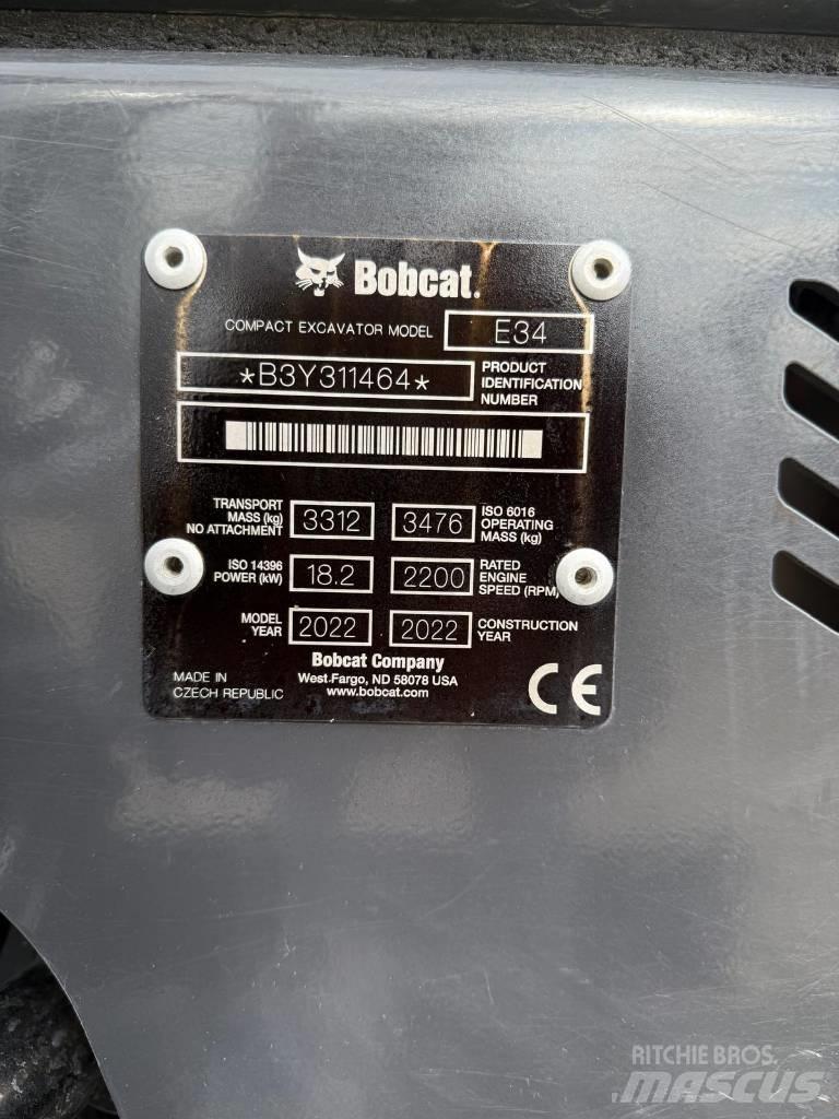 Bobcat E 34 Мини екскаватори < 7 т
