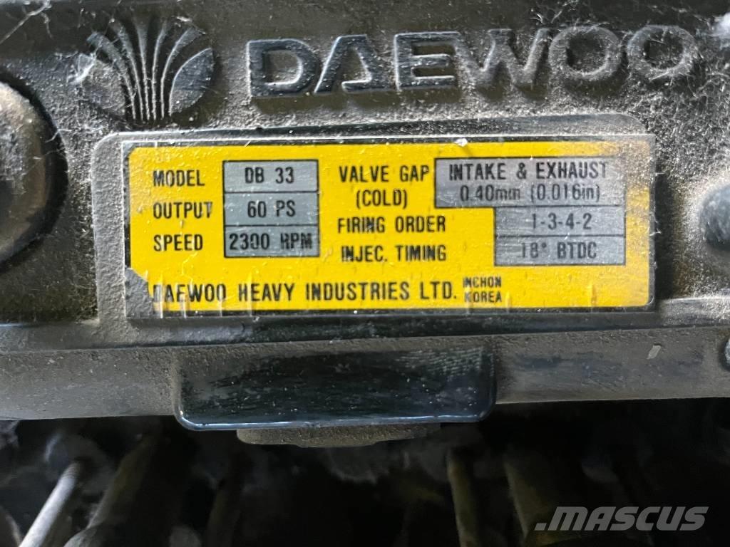 Daewoo DB33A E-0059 Двигатели