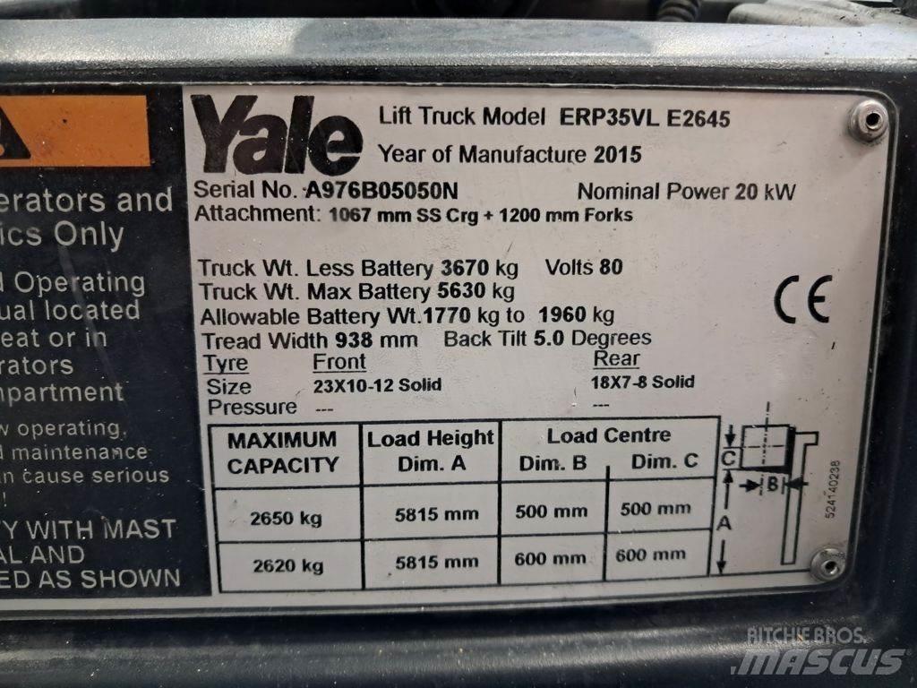 Yale ERP35VL Електрически вилични кари-повдигачи