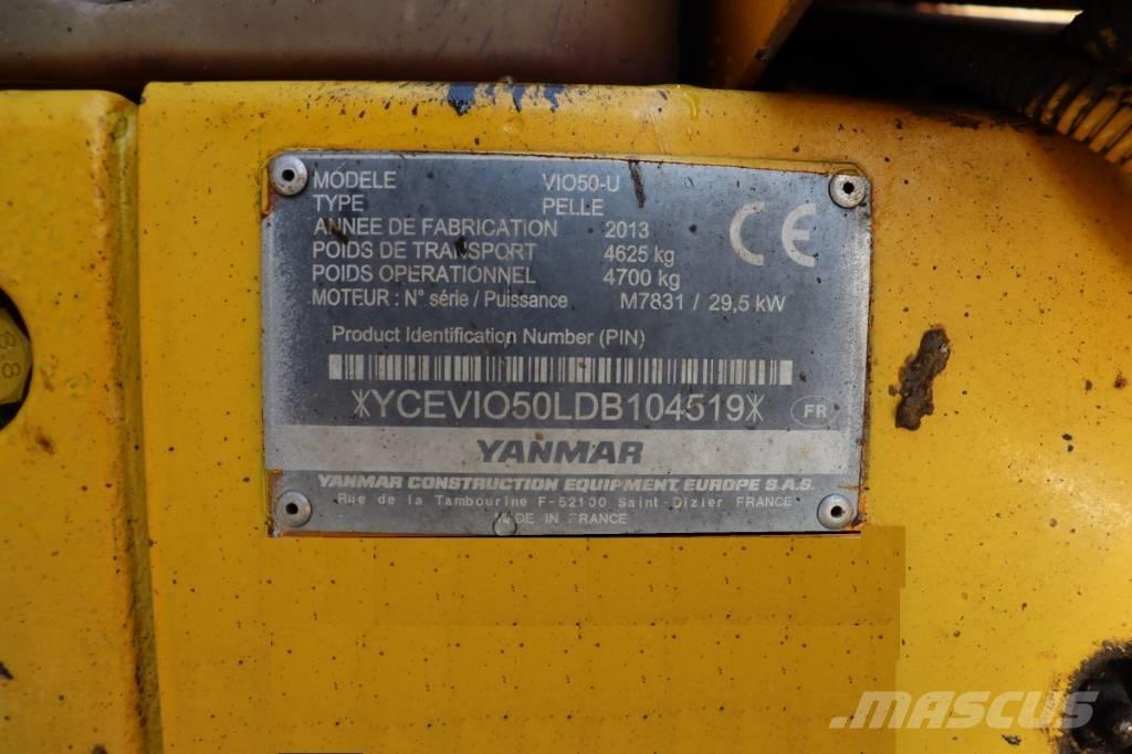Yanmar Vio 50 U Мини екскаватори < 7 т