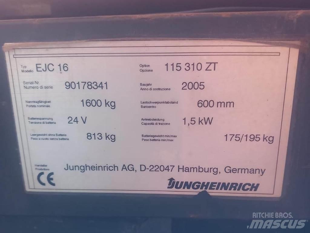 Jungheinrich ECJ16 Ръчно водими
