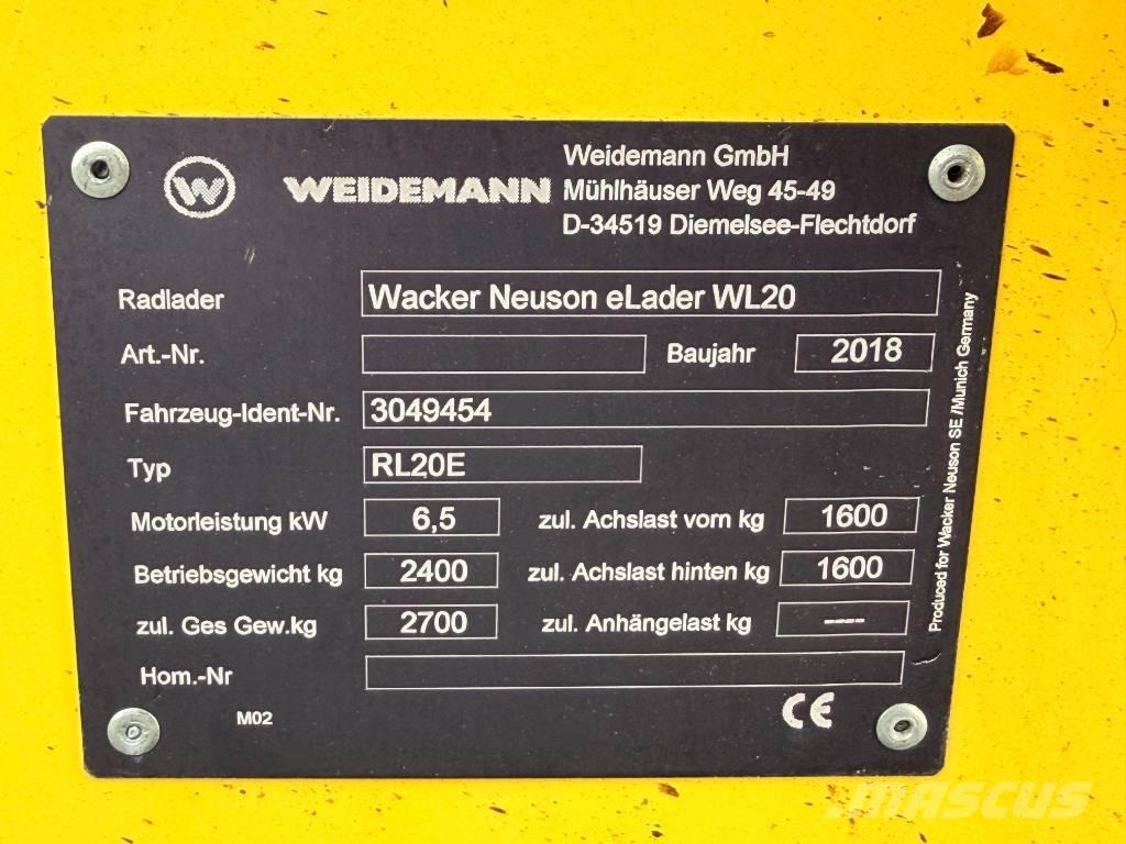 Wacker Neuson WL20e Колесни товарачи