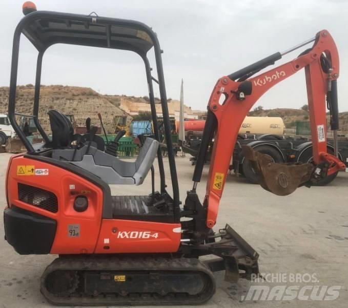 Kubota kx016-4 Мини екскаватори < 7 т