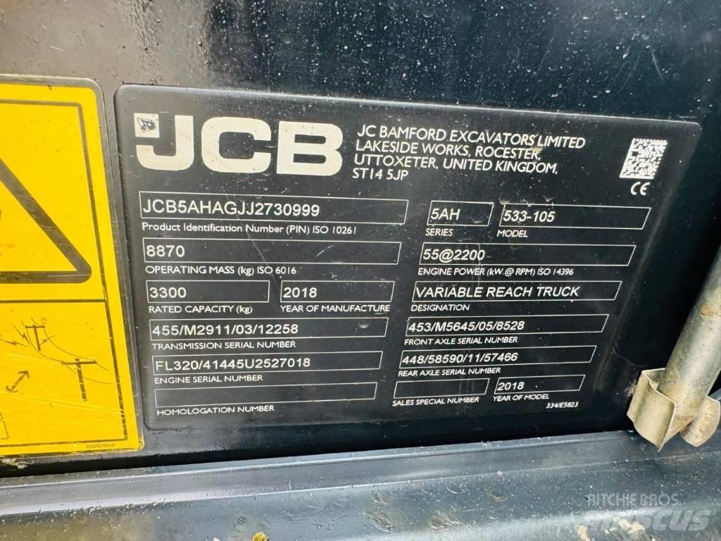 JCB 533-105 Телескопични товарачи