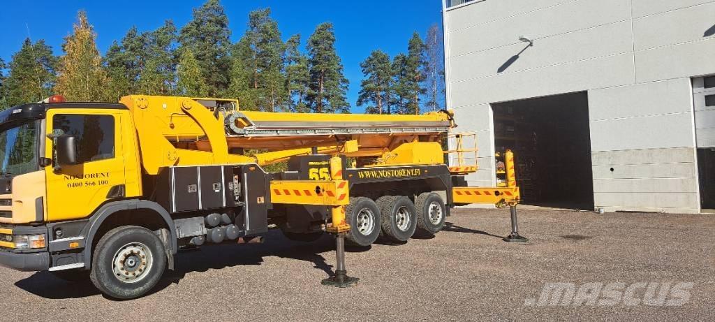 Scania P124 GB Моторизирани платформи с талига