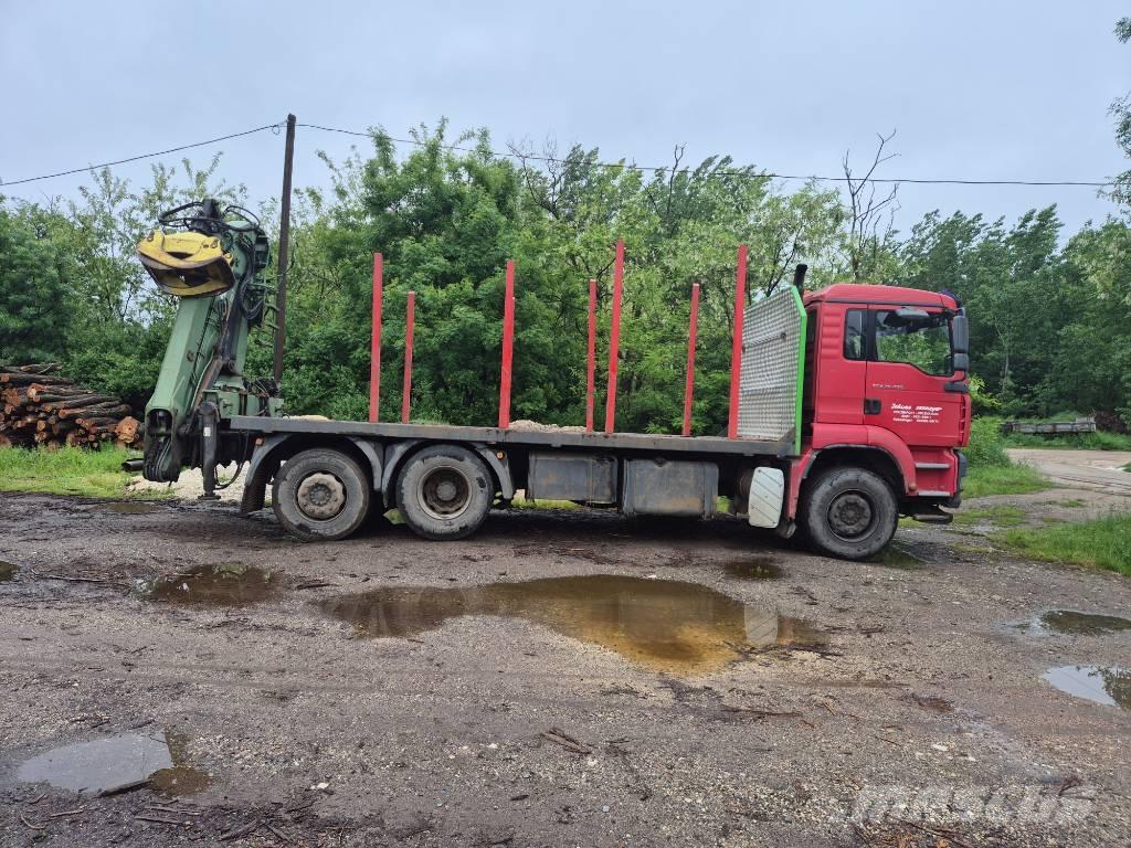 MAN TGA 26.430 За превоз на дървени трупи