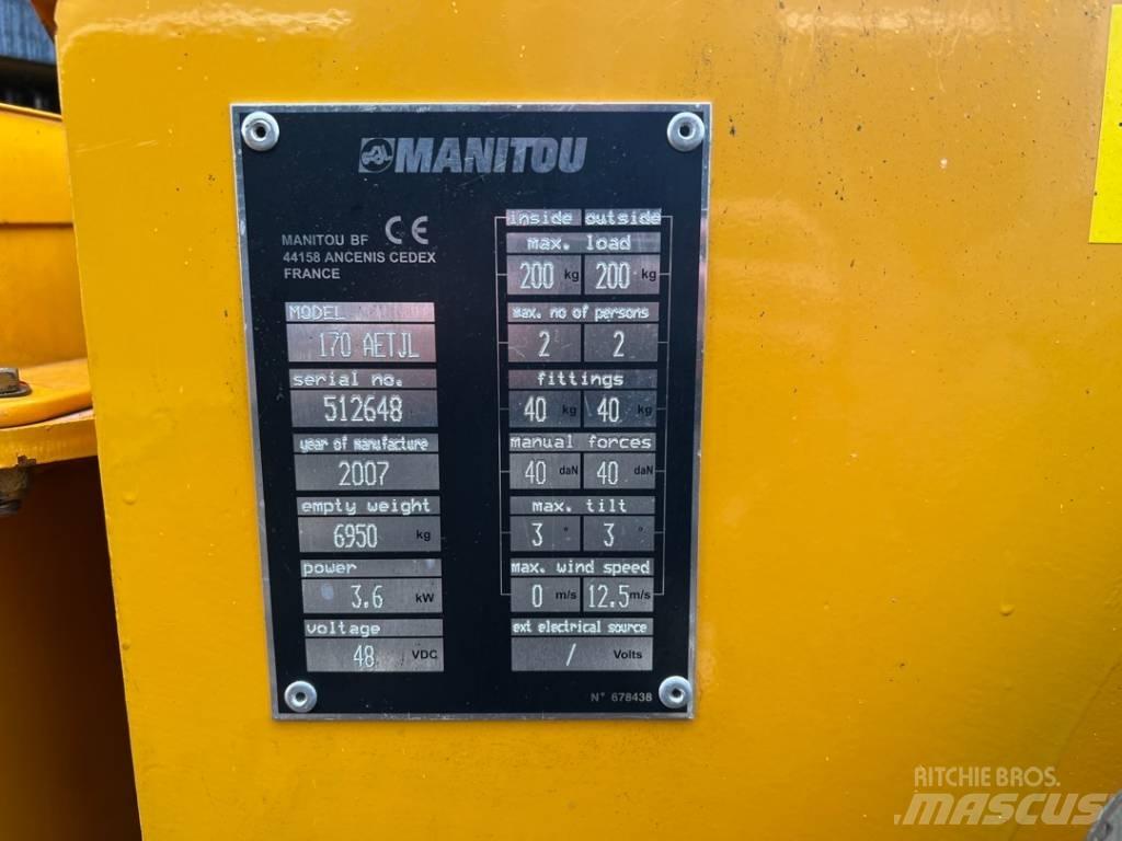 Manitou 170AETJ Съчленени стрелови подемници