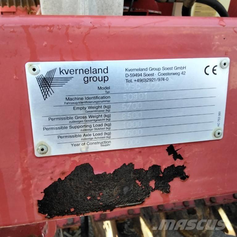 Kverneland MSC 400 Редосеялки