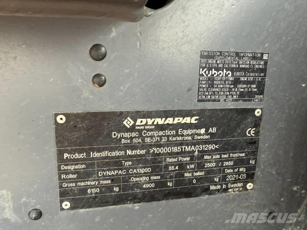Dynapac CA 1300 D Еднобарабанни ролки
