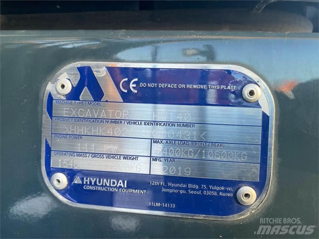 Hyundai HW140 Колесни екскаватори