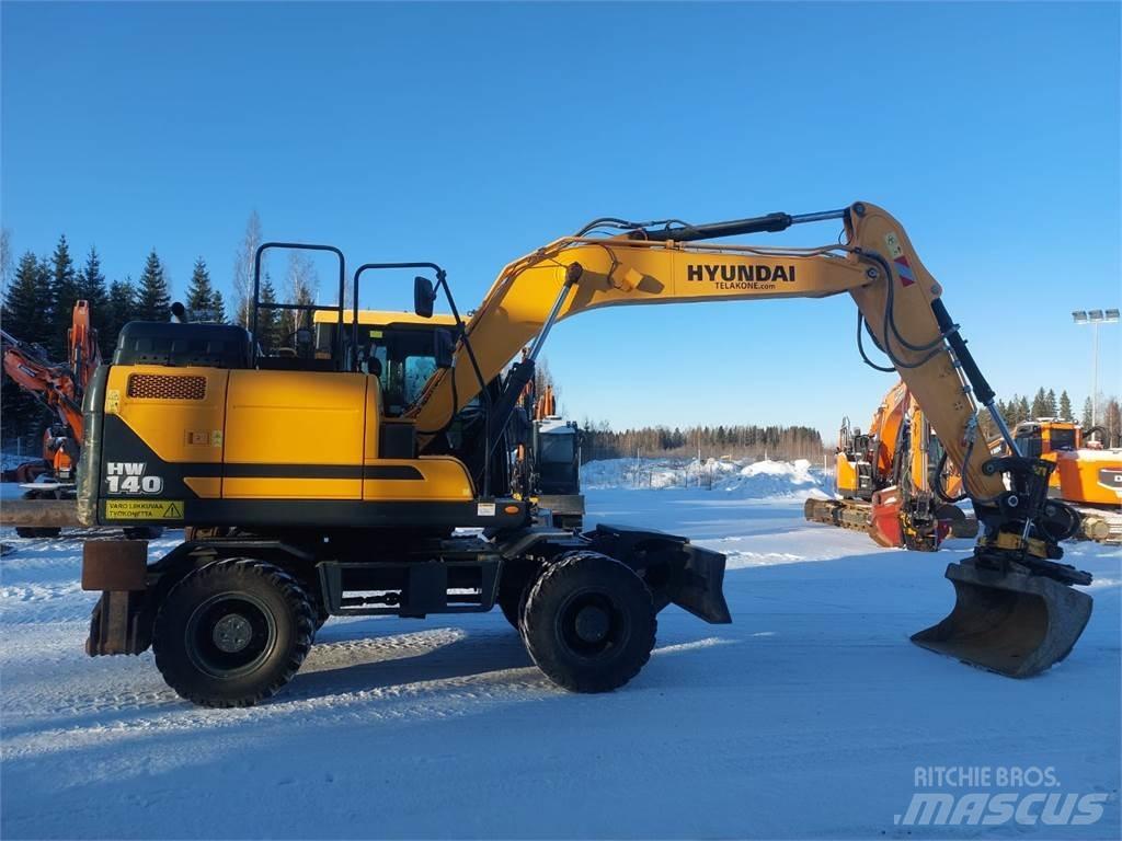 Hyundai HW140 Колесни екскаватори