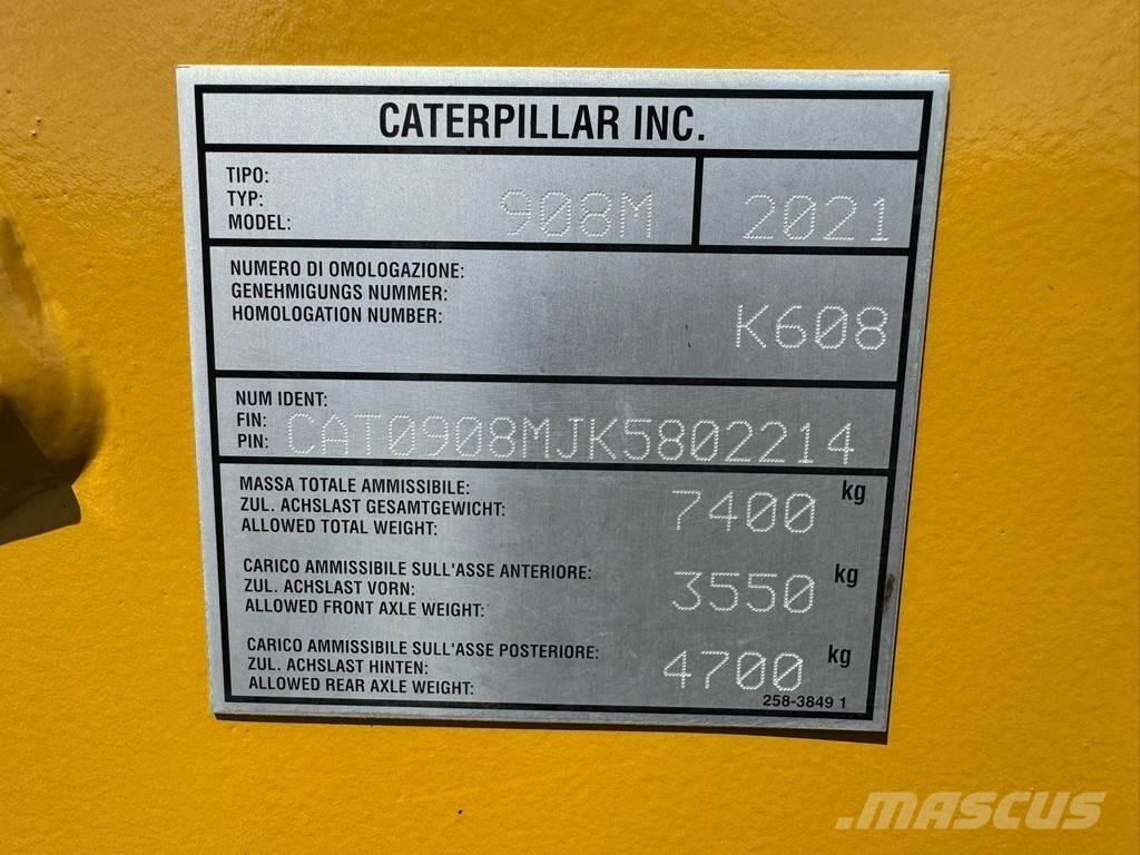 CAT 908M CE + EPA Колесни товарачи