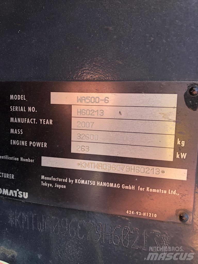 Komatsu WA500-6 Колесни товарачи
