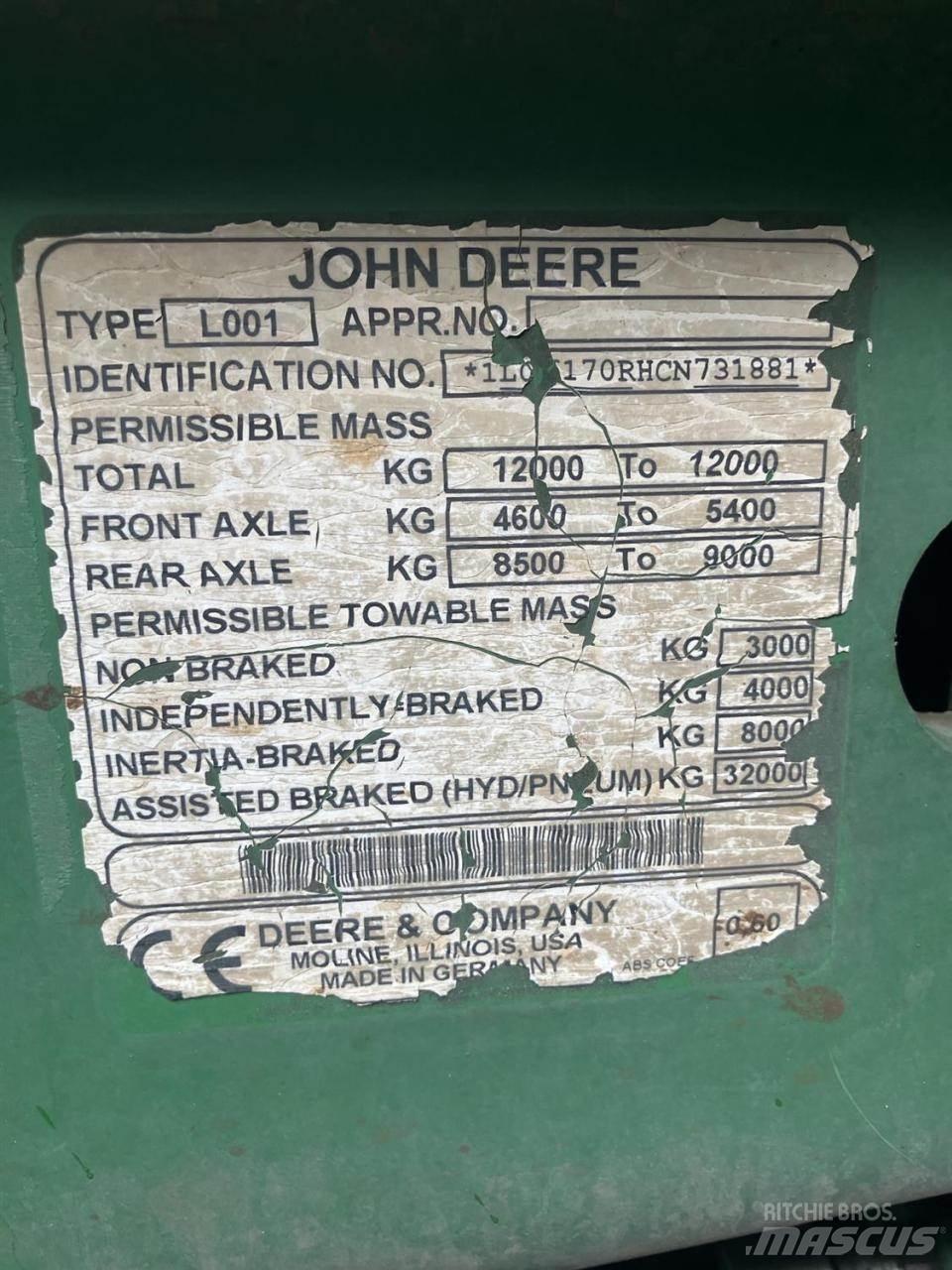 John Deere 6170R Трактори