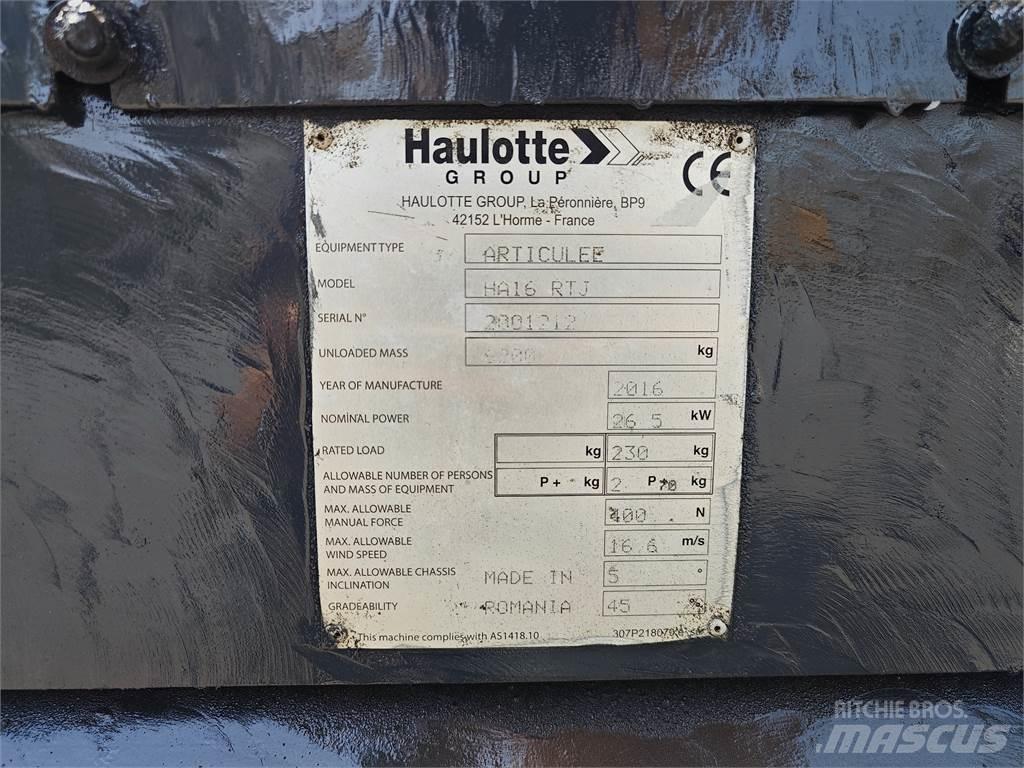 Haulotte HA16RTJ Съчленени стрелови подемници