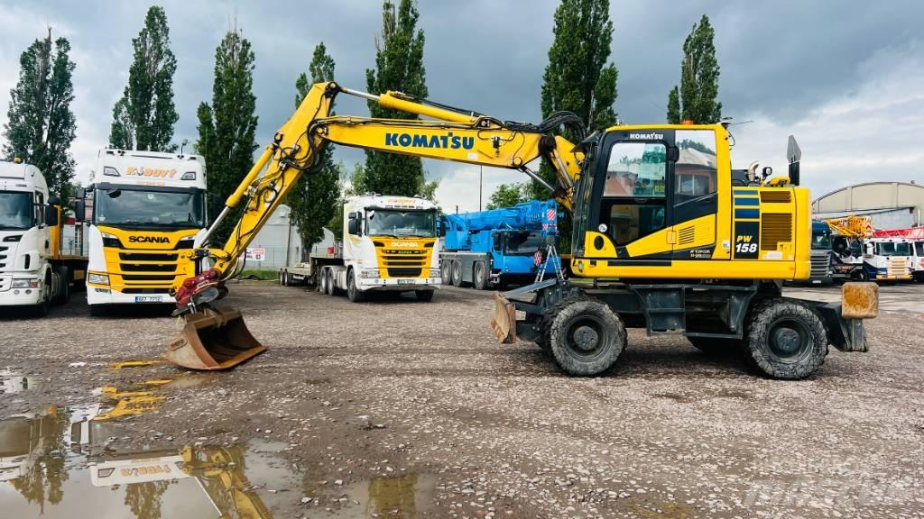 Komatsu PW 158 Колесни екскаватори