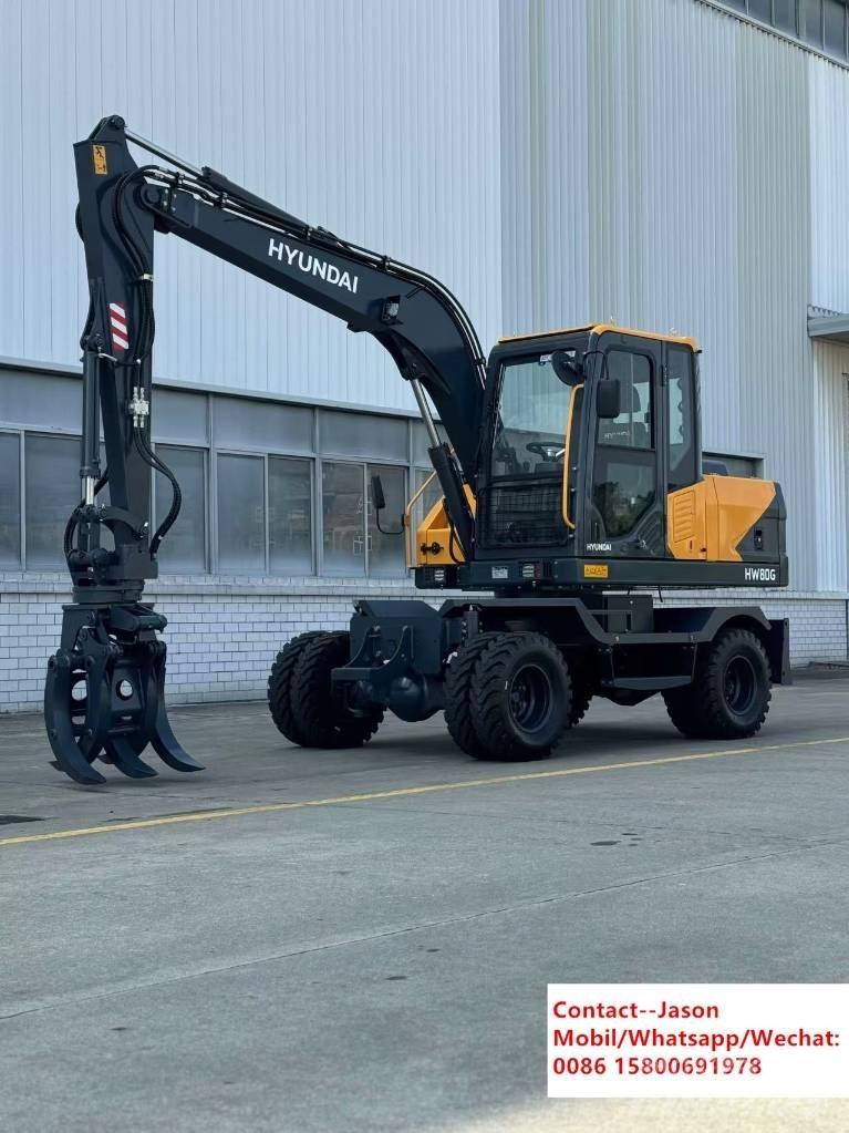 Hyundai HW80 Колесни екскаватори