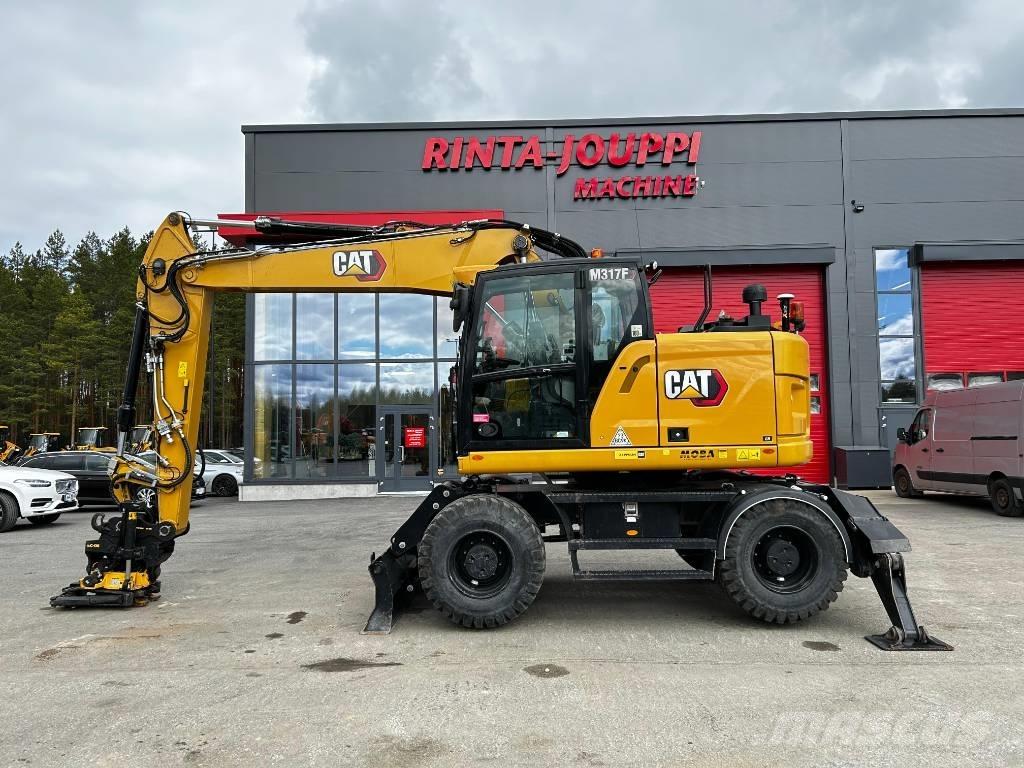 CAT M317F / Myyty, Sold Колесни екскаватори
