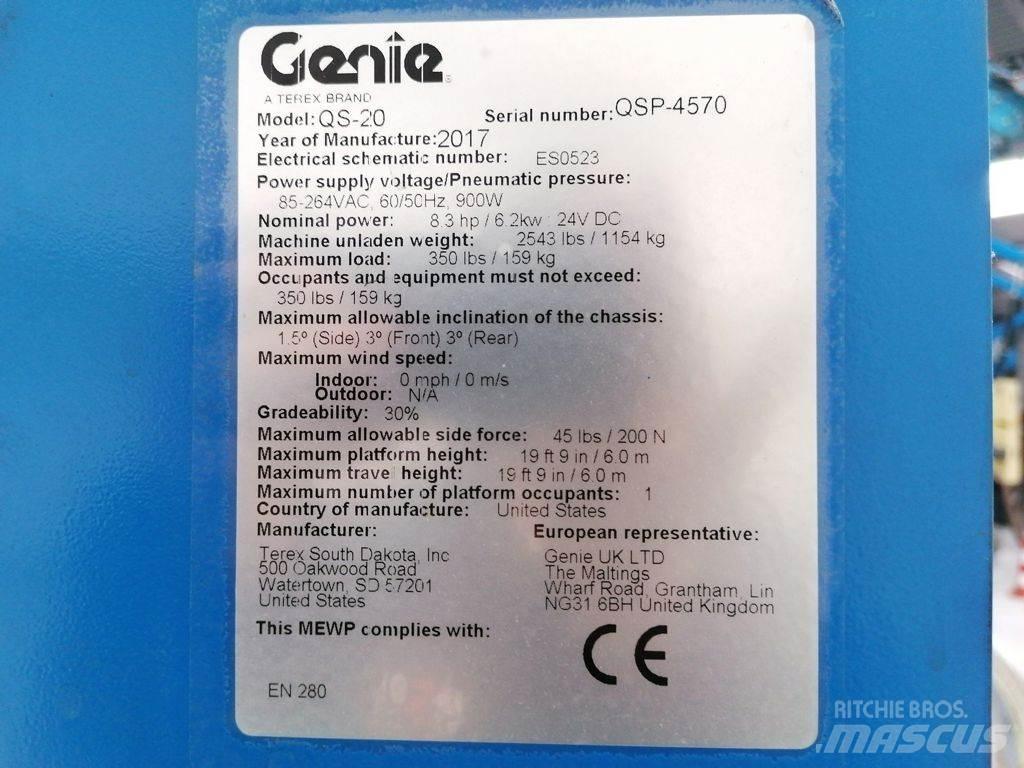 Genie QS-20 Телескопични повдигачи

