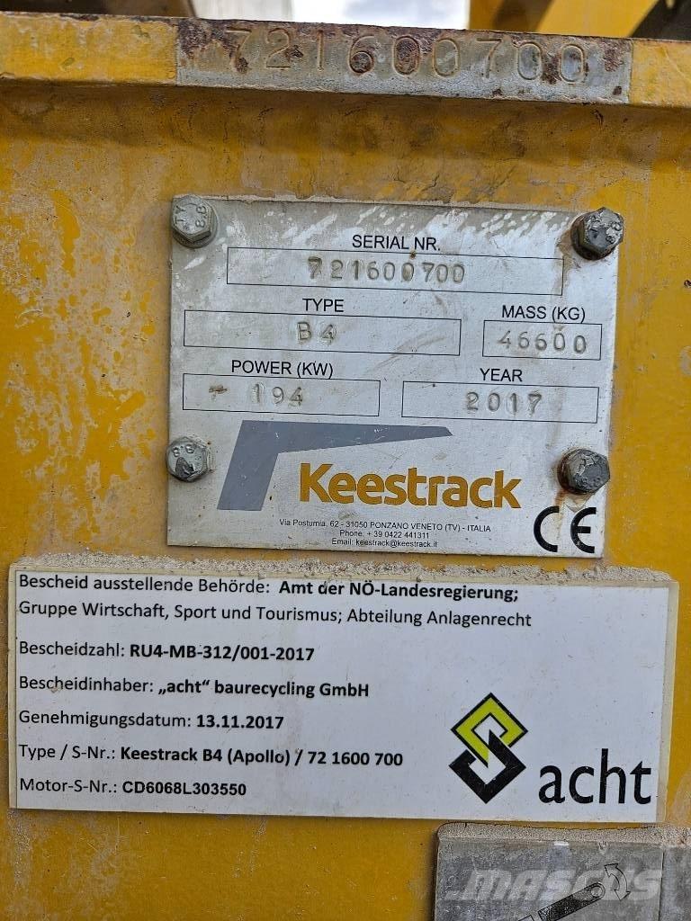Keestrack B 4 Мобилни трошачки
