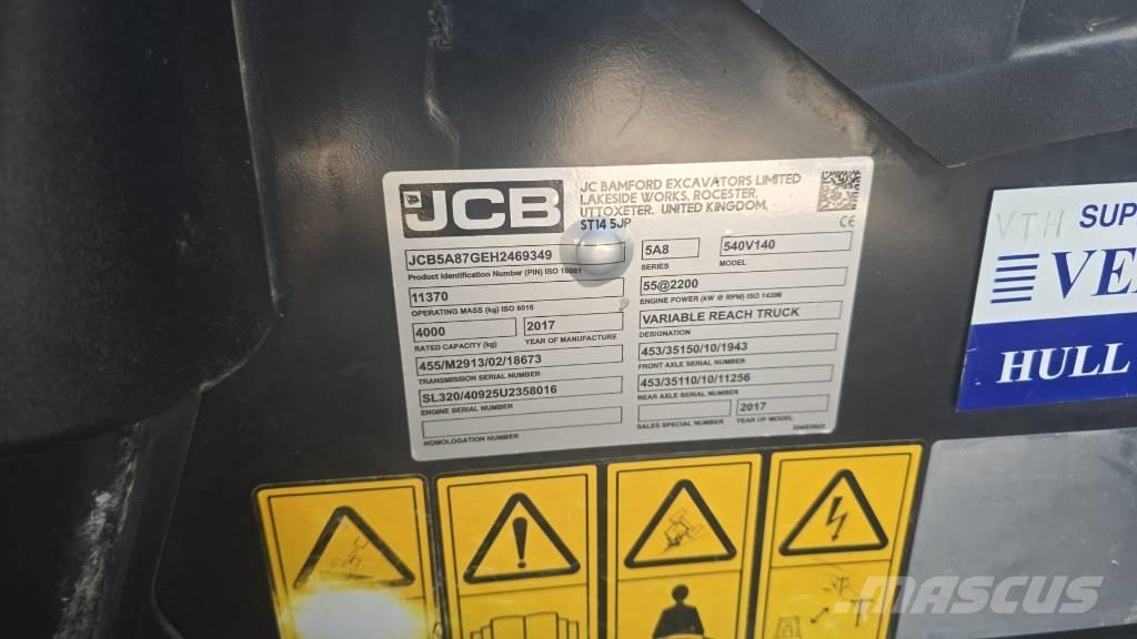 JCB 540-140 Телескопични товарачи