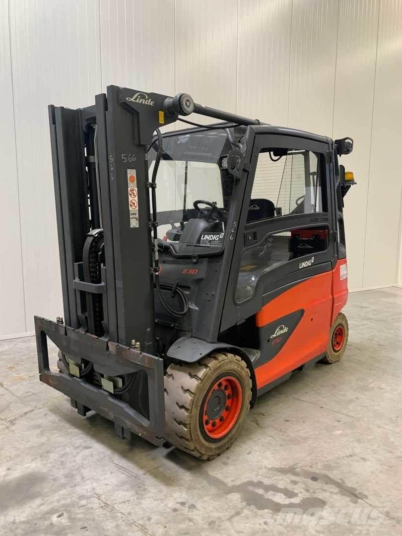 Linde E50/600L Електрически вилични кари-повдигачи