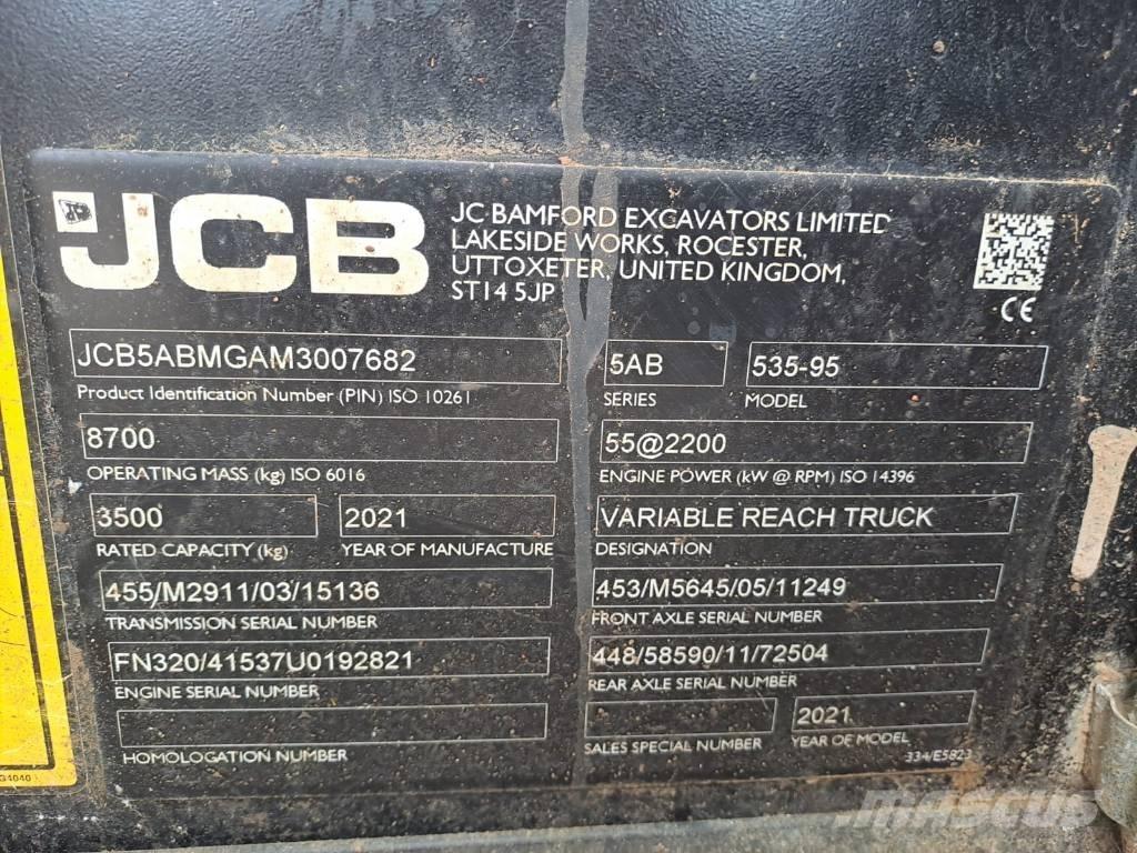 JCB 535-95 Телескопични товарачи