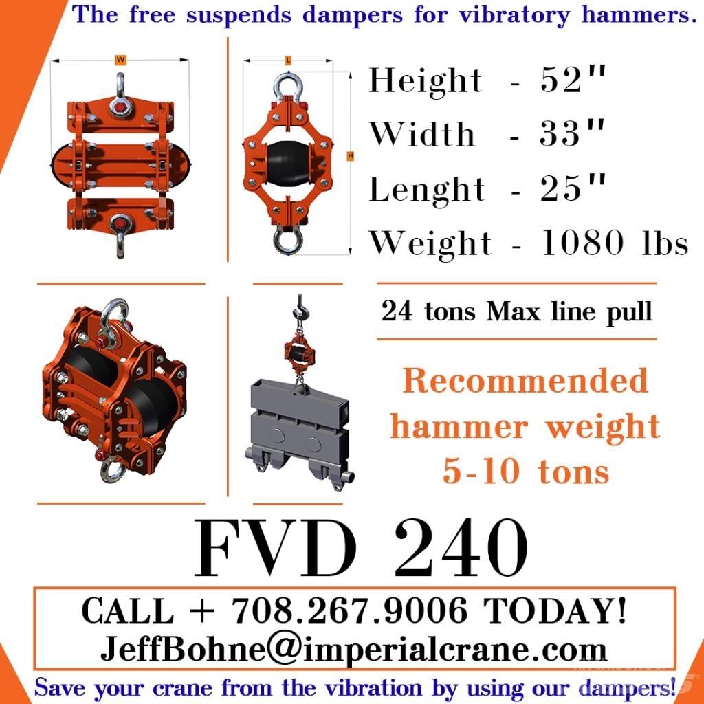  Finaros FVD 240 Хидравлични чукове за набиване