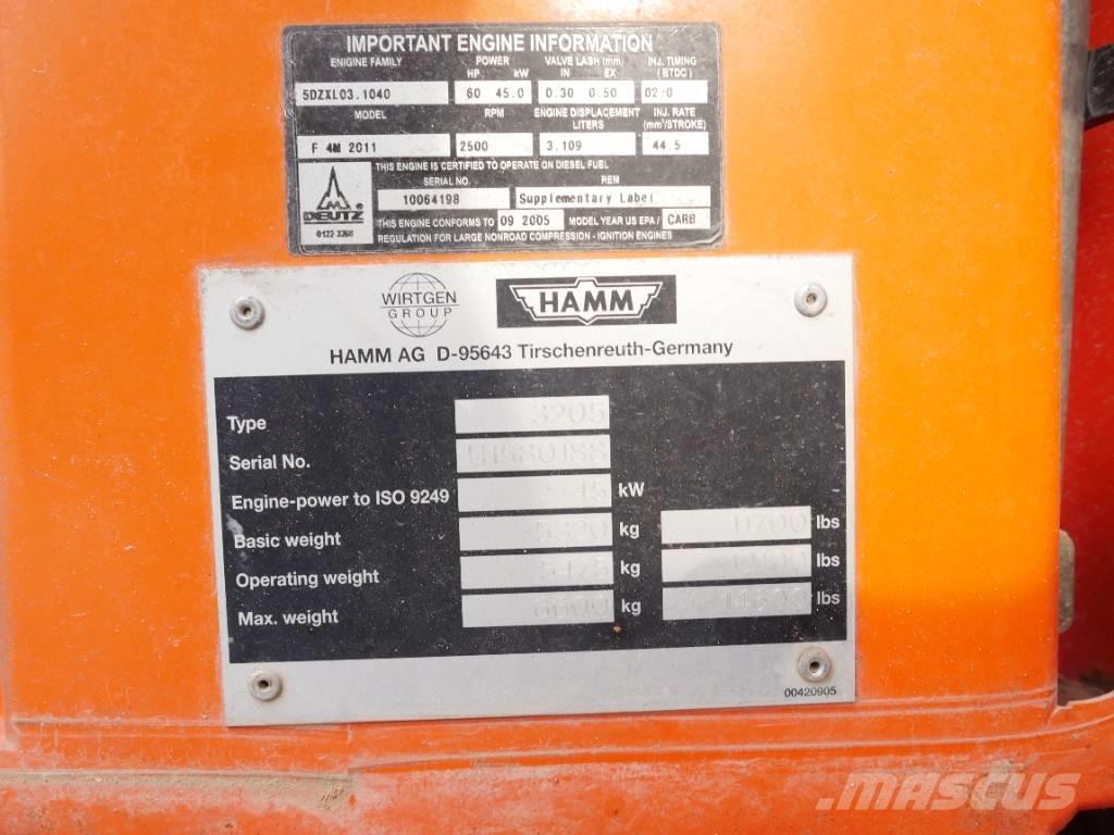 Hamm 3205 Уплътнители за почва

