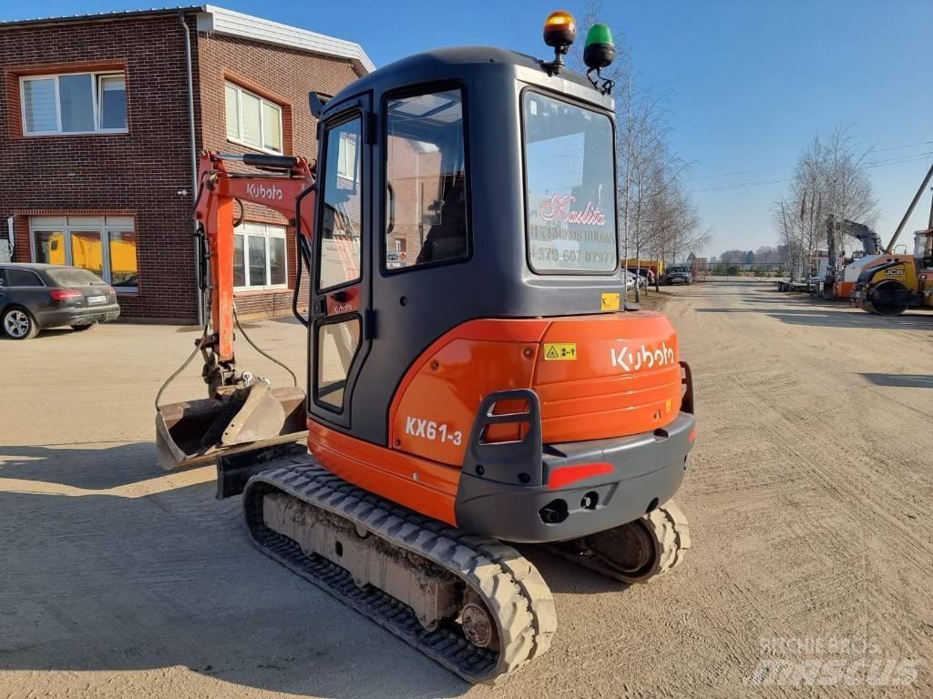 Kubota KX 61-3 Мини екскаватори < 7 т