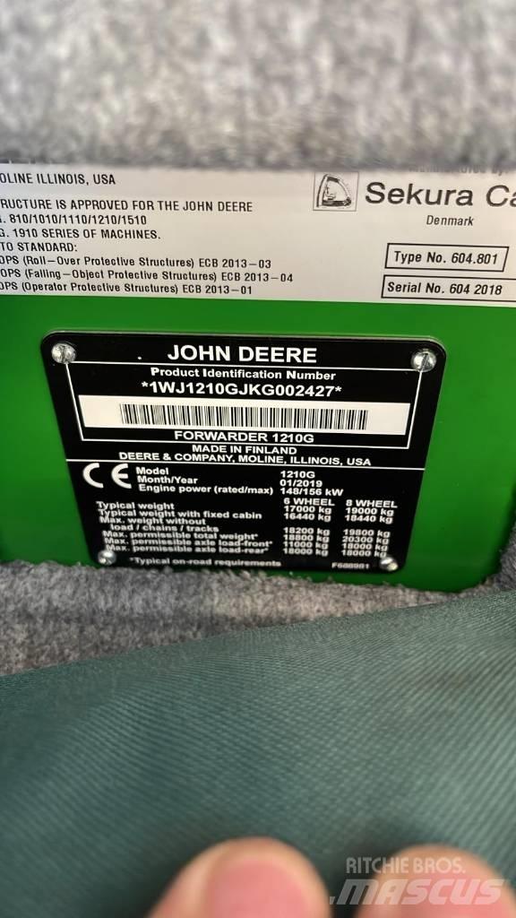 John Deere 1210G Форуардери