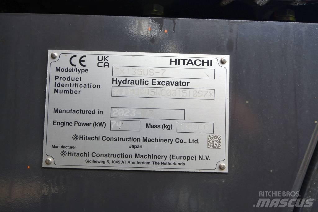 Hitachi ZX 135 US-7 Верижен екскаватор