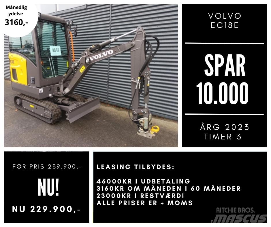 Volvo EC 18 E Мини екскаватори < 7 т