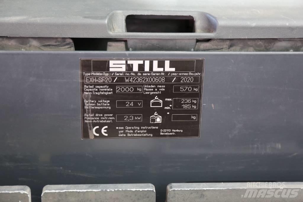 Still EXH-SF20 Транспалетни колички с платформи