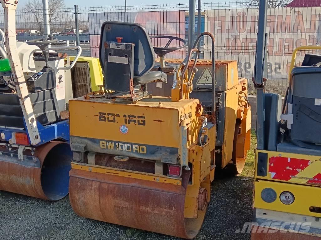 Bomag 100AD Двойни барабанни ролки
