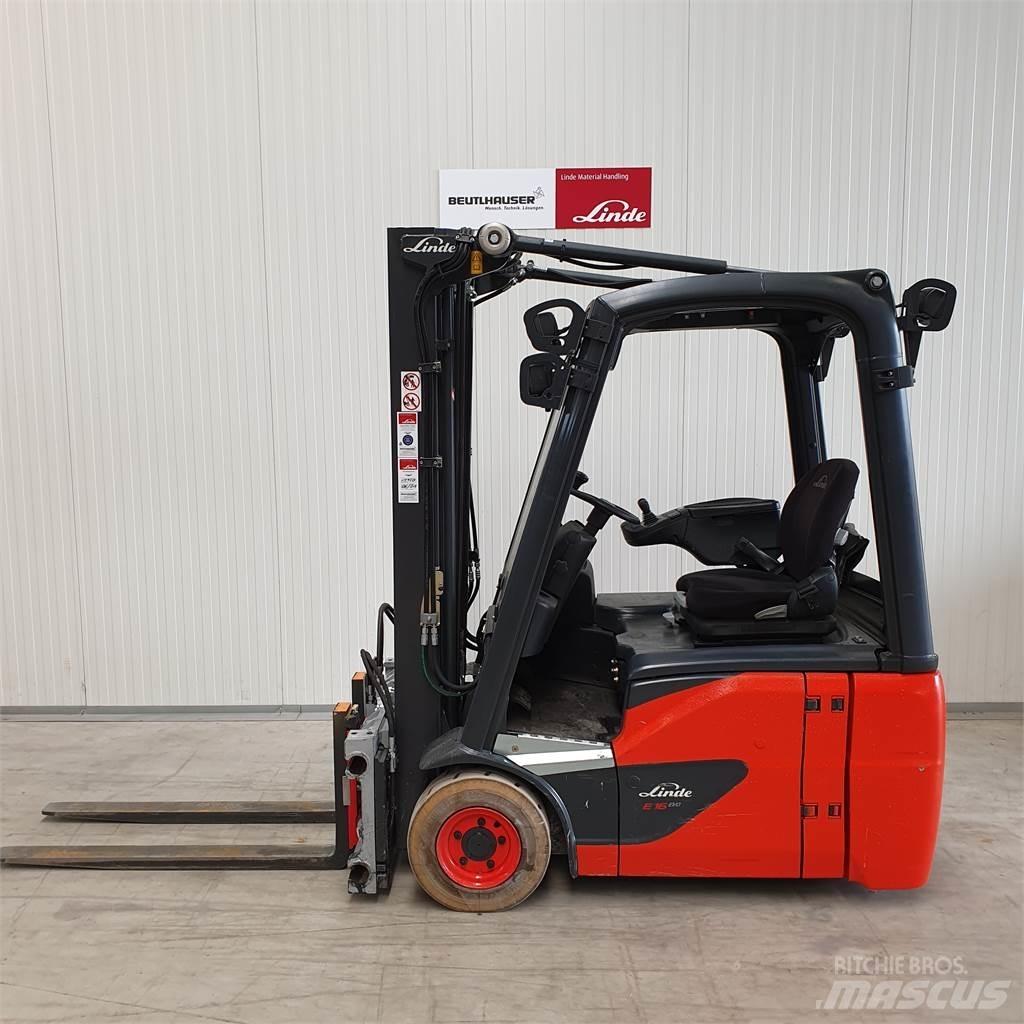 Linde E16C Електрически вилични кари-повдигачи