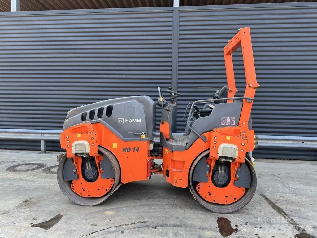 Hamm HD 14 VV Двойни барабанни ролки
