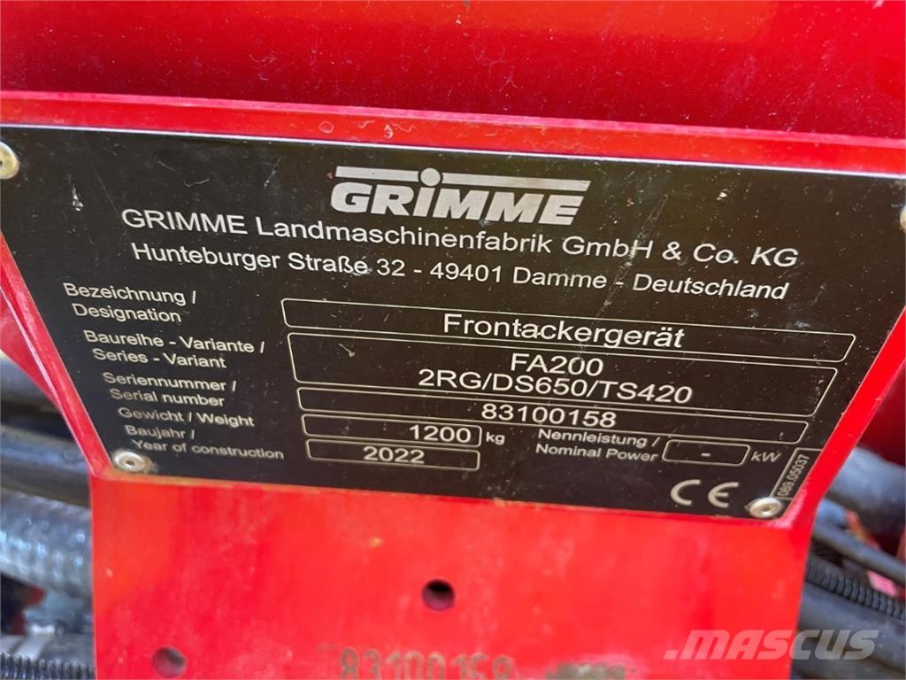 Grimme FA 200 Машини за събиране на картофи - Други