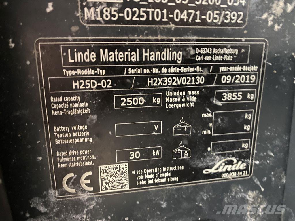 Linde H25D-02 Дизелови камиони
