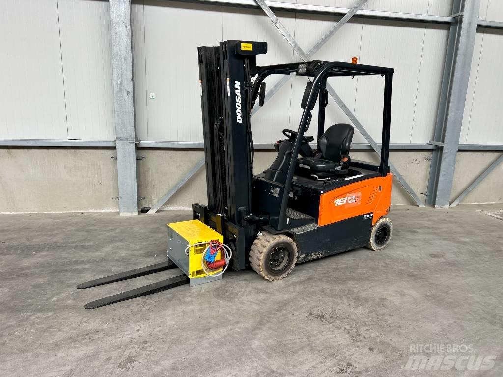 Doosan B 18 X-7 Електрически вилични кари-повдигачи