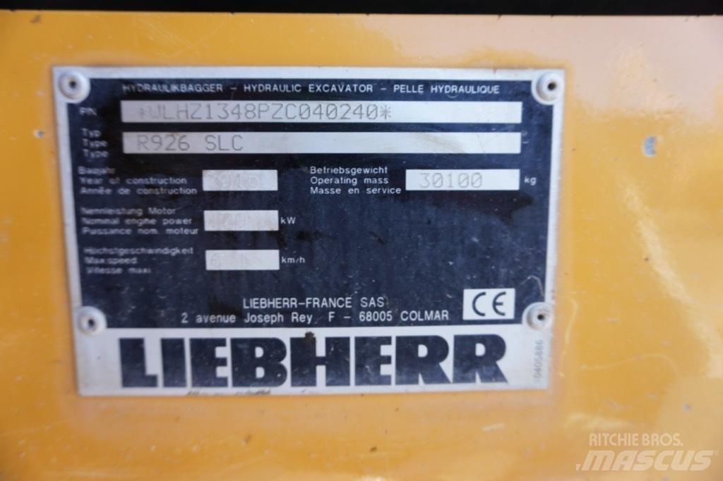 Liebherr R 926 SLC Верижен екскаватор