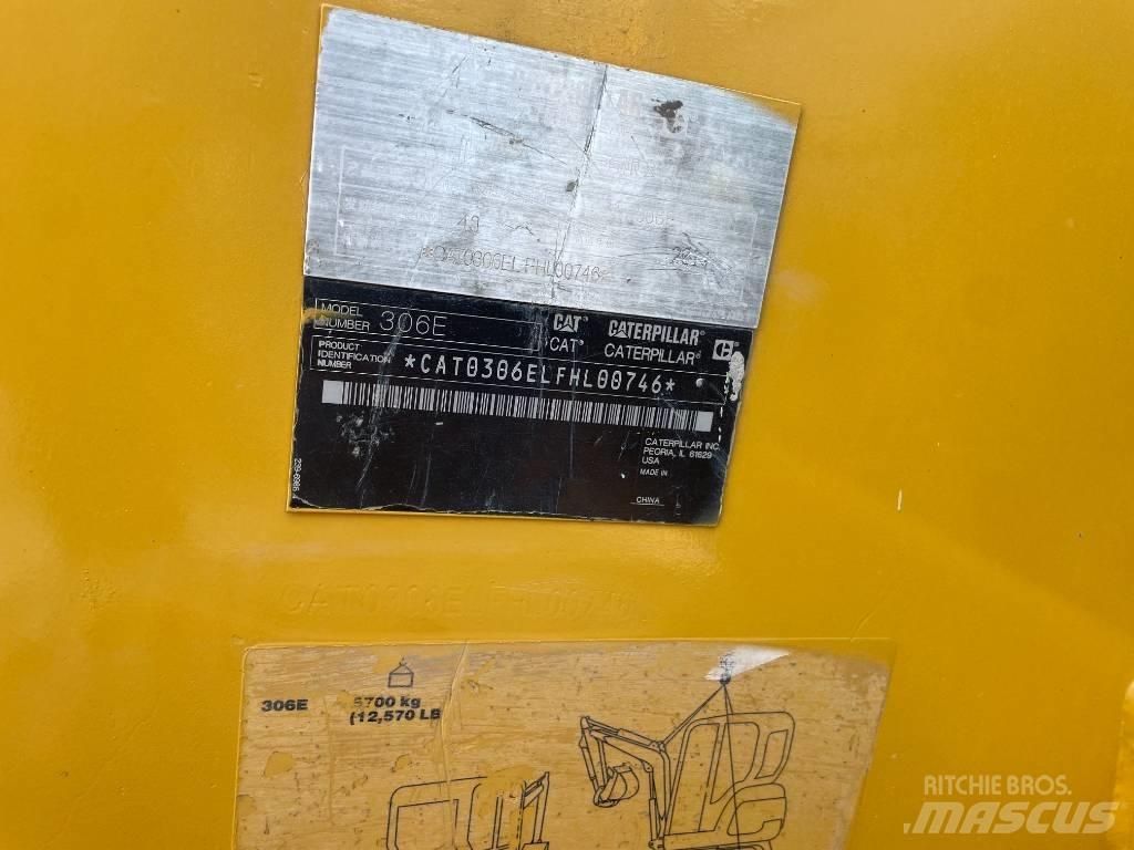 CAT 306E2 Мини екскаватори < 7 т
