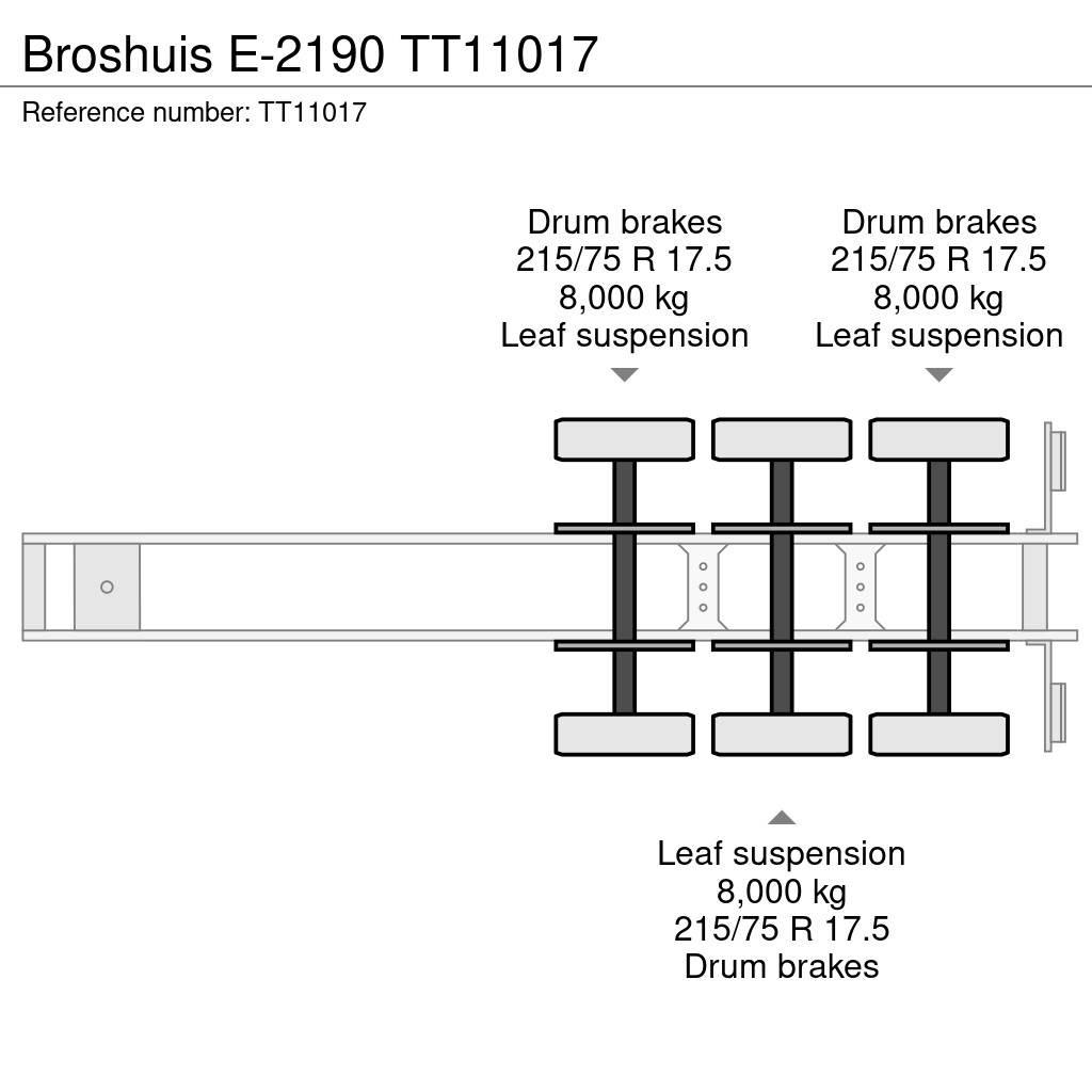 Broshuis E-2190 Нискотоварни полуремаркета
