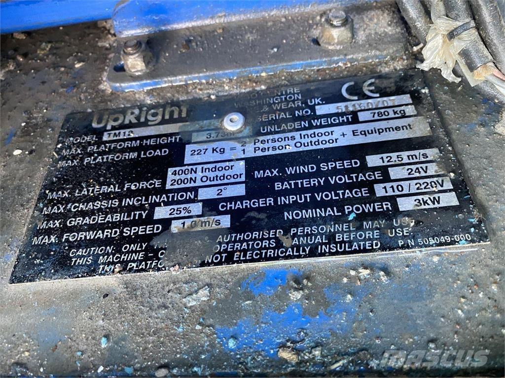 Snorkel TM12 Вертикални мачтови повдигачи
