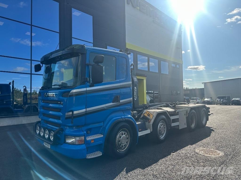 Scania R420 8X4/4 Камиони с кран с кука