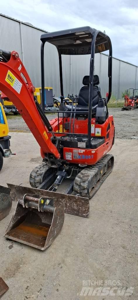 Kubota U 17-3 Мини екскаватори < 7 т