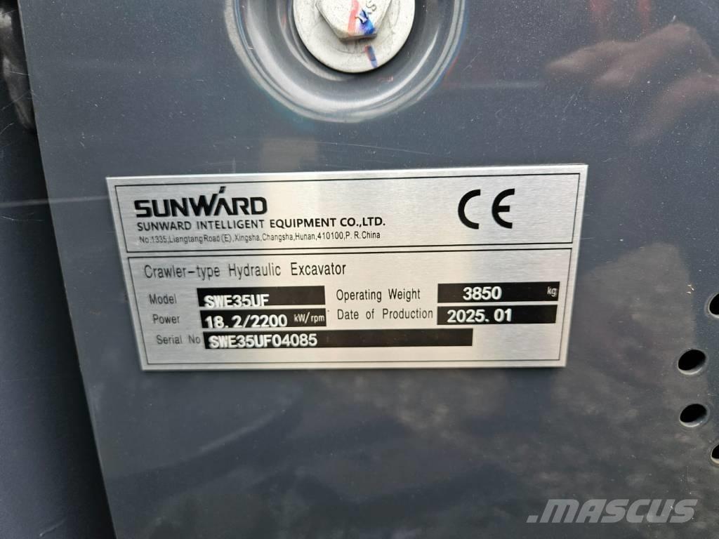 Sunward SWE 35 UF Мини екскаватори < 7 т