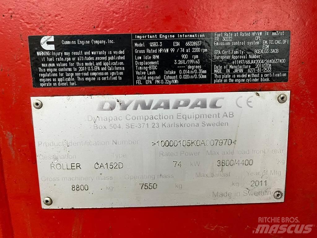 Dynapac CA152D Еднобарабанни ролки
