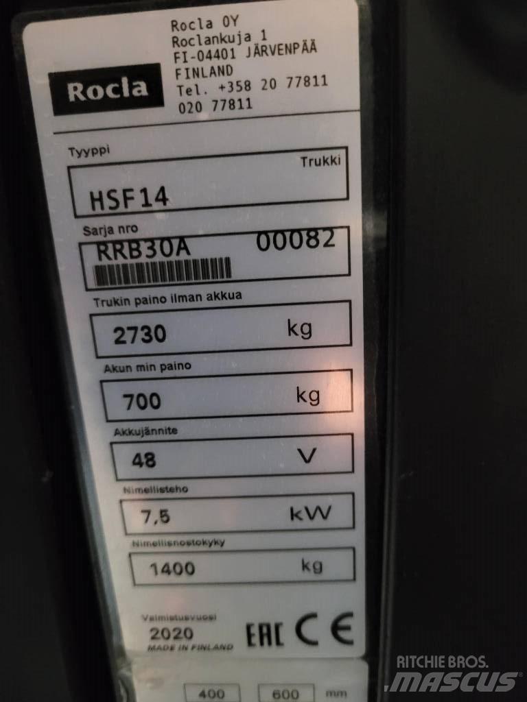Rocla HSF14 Ретрак/ Високоповдигач с изместване на вилката напред